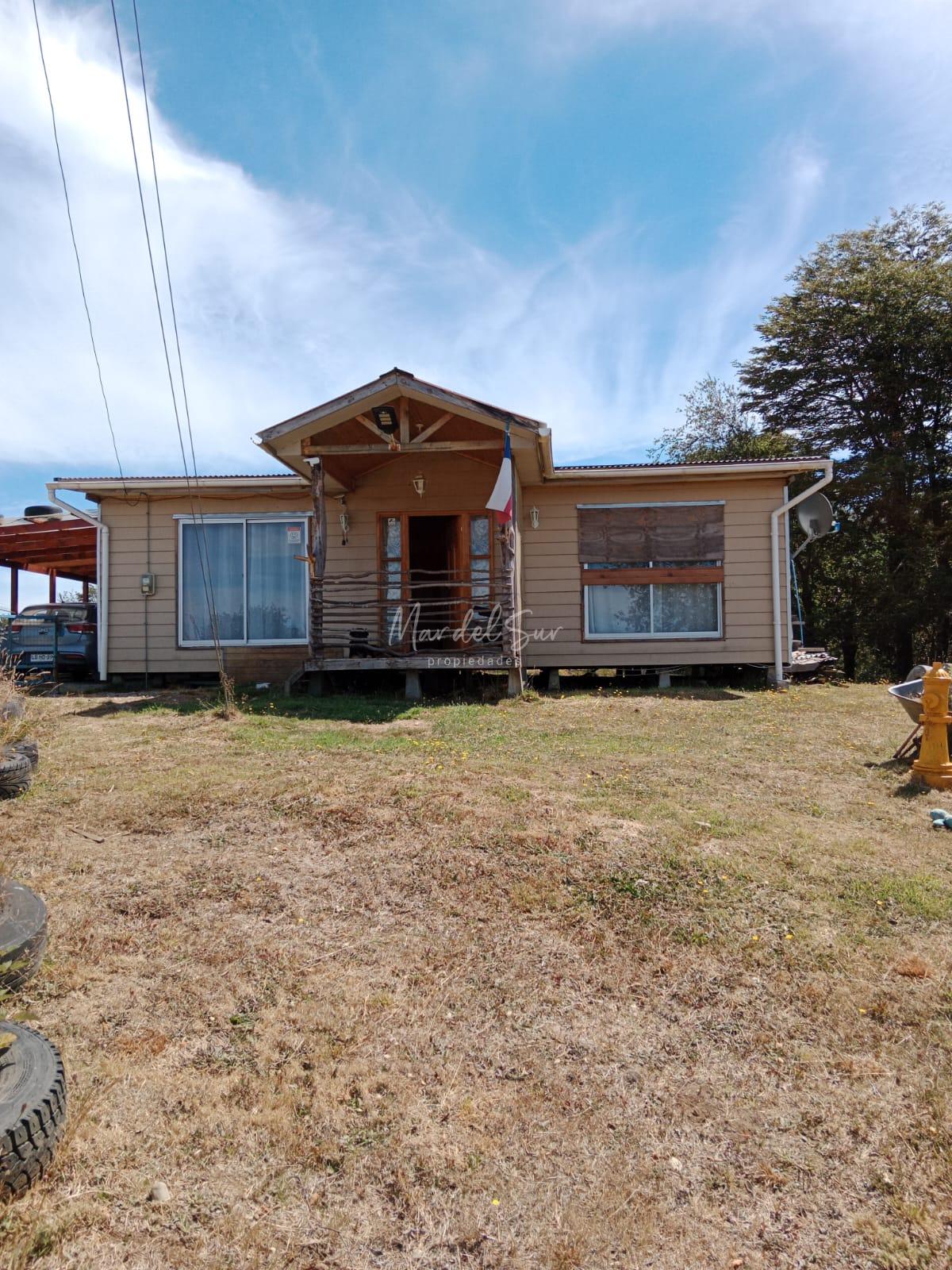 Casa en Parcela 5000 mts2 cercano al Rio Chepu en Chiloé 