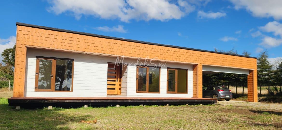 Hermosa casa en parcela en  Península de Rilan Chiloé 
